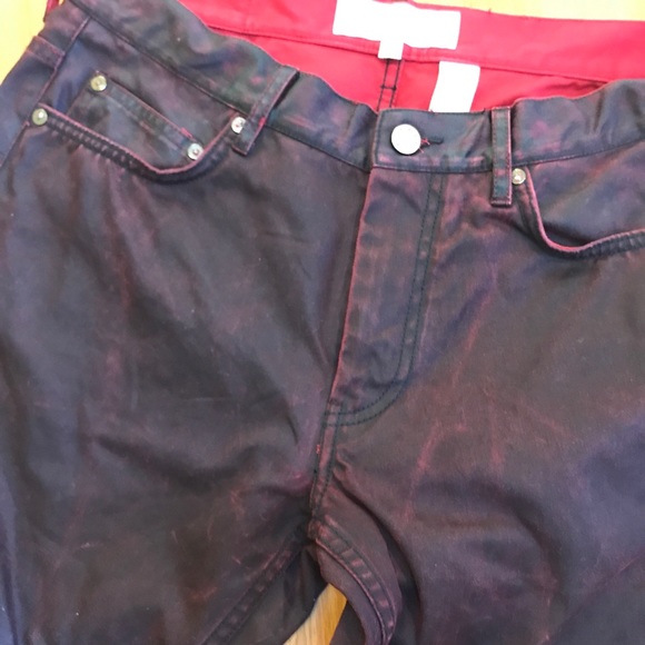 MARC By Marc Jacobs Men’s Red Denim Jeans 32X 34 - Picture 4 of 7